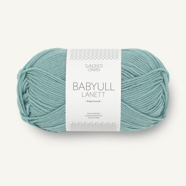 Babyull Lanett - Støvet Aqua 6841