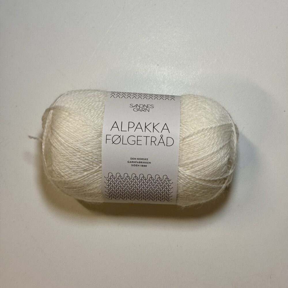Alpakka Følgetråd -  1002