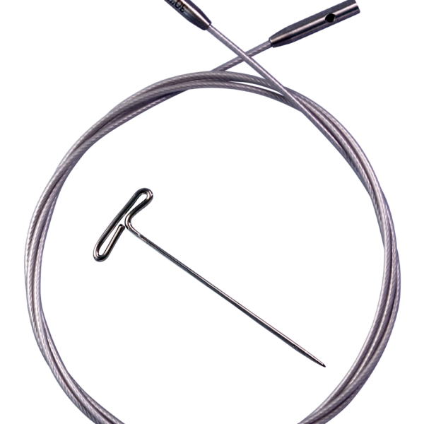 Swivel 360 Silver cable - L 75